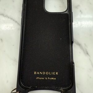 Bandolier Elegant Black iPhone 16 Pro Max Case